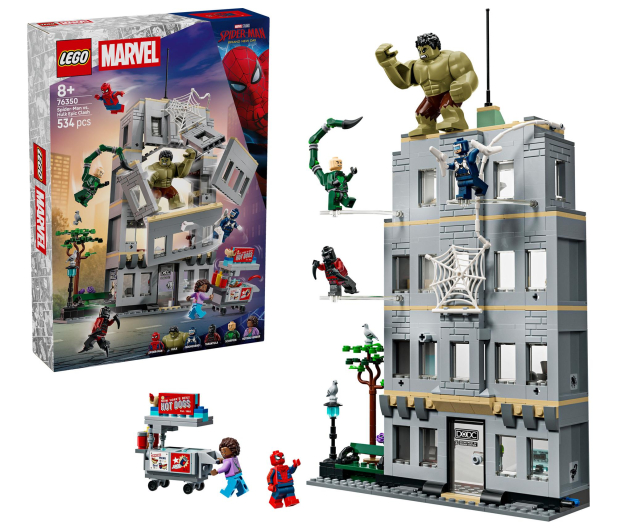 LEGO SUPER HEROES 76350 Epickie starcie: Spider-Man kontra Hulk - 1529855 - zdjęcie 2